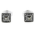 Marcasite stud earrings, 'Gorgeous Love' - Sterling Silver and Marcasite Square Stud Earrings