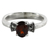 Garnet single-stone ring, 'Believe in Love' - Garnet and Sterling Silver Single Stone Ring from Thailand (image 2d) thumbail