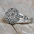 Marcasite cocktail ring, 'Glistening Dome' - Sterling Silver and Marcasite Cocktail Ring Thailand (image 2b) thumbail