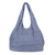 Cotton shoulder bag, 'Thai Texture in Taupe' - 100% Cotton Textured Shoulder Bag in Taupe from Thailand thumbail