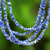 Lapis lazuli beaded necklace, 'Exotic Waters' - Artisan Crafted Lapis Lazuli Beaded Necklace from Thailand (image 2) thumbail