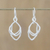 Sterling silver dangle earrings, 'Charming Drop' - Sterling Silver Dangle Earrings from Thailand (image 2) thumbail