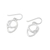 Sterling silver dangle earrings, 'Charming Drop' - Sterling Silver Dangle Earrings from Thailand (image 2d) thumbail