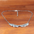 Silver pendant necklace, 'Precious Leaves' - Karen Silver Leafy Pendant Necklace from Thailand (image 2c) thumbail