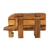 Wood puzzle, 'Elephant Puzzle' - Rain Tree Wood Elephant Puzzle from Thailand