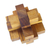 Wood puzzle, 'Diamond Cube' - Hand Made Wood Puzzle Game Geometric from Thailand (image 2b) thumbail