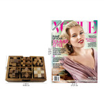 Wood puzzles, 'Logical Mind' (set of 6) - Handcrafted Set of Six Wooden Puzzles from Thailand