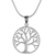 Anhänger-Halskette aus Sterlingsilber, 'December Tree' (Dezemberbaum) - Baumanhänger-Halskette aus Sterlingsilber aus Thailand