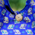 Cotton shoulder bag, 'Royal Thai Elephant' - Handmade Blue Cotton Shoulder Bag with Elephant Motif (image 2c) thumbail
