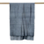 Silk scarf, 'Otherworldly in Iron Grey' - Hand Woven Fringed Silk Scarf in Iron Grey from Thailand (image 2d) thumbail