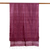 Silk scarf, 'Otherworldly in Magenta' - Hand Woven Fringed Silk Scarf in Magenta from Thailand (image 2d) thumbail