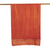 Silk scarf, 'Otherworldly in Vermilion' - Hand Woven Fringed Silk Scarf in Vermilion from Thailand (image 2e) thumbail