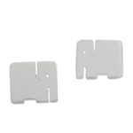 Sterling silver stud earrings, 'Exquisite Elephant' - Handmade Thai Sterling Silver Post Elephant Post Earrings