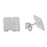 Sterling silver stud earrings, 'Exquisite Elephant' - Handmade Thai Sterling Silver Post Elephant Post Earrings
