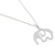 Sterling silver pendant necklace, 'Elephant Soul' - Thai Sterling Silver Openwork Elephant Pendant Necklace (image 2f) thumbail