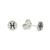 Sterling silver stud earrings, 'Satin Pisces' - Sterling Silver Pisces Stud Earrings from Thailand (image 2d) thumbail