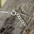Tourmaline pendant necklace, 'Winter Bloom' - Sterling Silver Tourmaline Floral Pendant Necklace Thailand (image 2c) thumbail