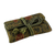 Rayon and silk blend jewelry roll, 'Olive Floral Journey' - Rayon Silk Blend Jewelry Roll Floral Olive Motif Thailand thumbail