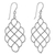 Sterling silver dangle earrings, 'Shining Sea' - Sterling Silver Layered Dangle Earrings from Thailand