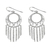 Sterling silver chandelier earrings, 'Raining Romance' - Sterling Silver Chandelier Earrings from Thailand