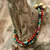 Multi-gemstone beaded bracelets, 'Magical Colors' (pair) - Two Jasper and Serpentine Multi-Gem Beaded Bracelets (image 2b) thumbail