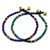 Multi-gemstone beaded bracelets, 'Magical Earth' - Two Serpentine and Tiger's Eye Multigem Beaded Bracelets thumbail