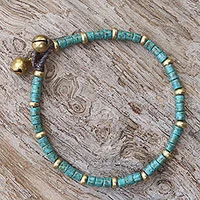 Featured review for Brass beaded bracelet, Temple of Love