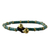Brass beaded bracelet, 'Temple of Love' - Brass and Reconstituted Turquoise Thai Beaded Bracelet (image 2e) thumbail