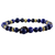 Lapis lazuli beaded bracelet, 'Beautiful Thai in Blue' - Lapis Lazuli and Brass Beaded Bracelet from Thailand (image 2d) thumbail