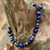 Lapis lazuli beaded bracelet, 'Beautiful Thai in Blue' - Lapis Lazuli and Brass Beaded Bracelet from Thailand (image 2f) thumbail
