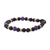 Amethyst beaded bracelet, 'Beautiful Thai in Purple' - Amethyst and Brass Beaded Bracelet from Thailand (image 2d) thumbail
