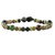 Agate beaded bracelet, 'Beautiful Thai' - Agate and Brass Beaded Bracelet from Thailand