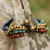Multi-gemstone beaded bracelet, 'Beads and Bells' - Multi Gemstone Beaded Bracelet from Thailand (image 2b) thumbail