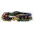 Multi-gemstone beaded bracelet, 'Beads and Bells' - Multi Gemstone Beaded Bracelet from Thailand (image 2e) thumbail