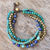 Multi-gemstone beaded bracelet, 'Freedom of Expression in Blue' - Multi Gemstone Beaded Bracelet from Thailand thumbail