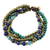 Multi-gemstone beaded bracelet, 'Freedom of Expression in Blue' - Multi Gemstone Beaded Bracelet from Thailand thumbail