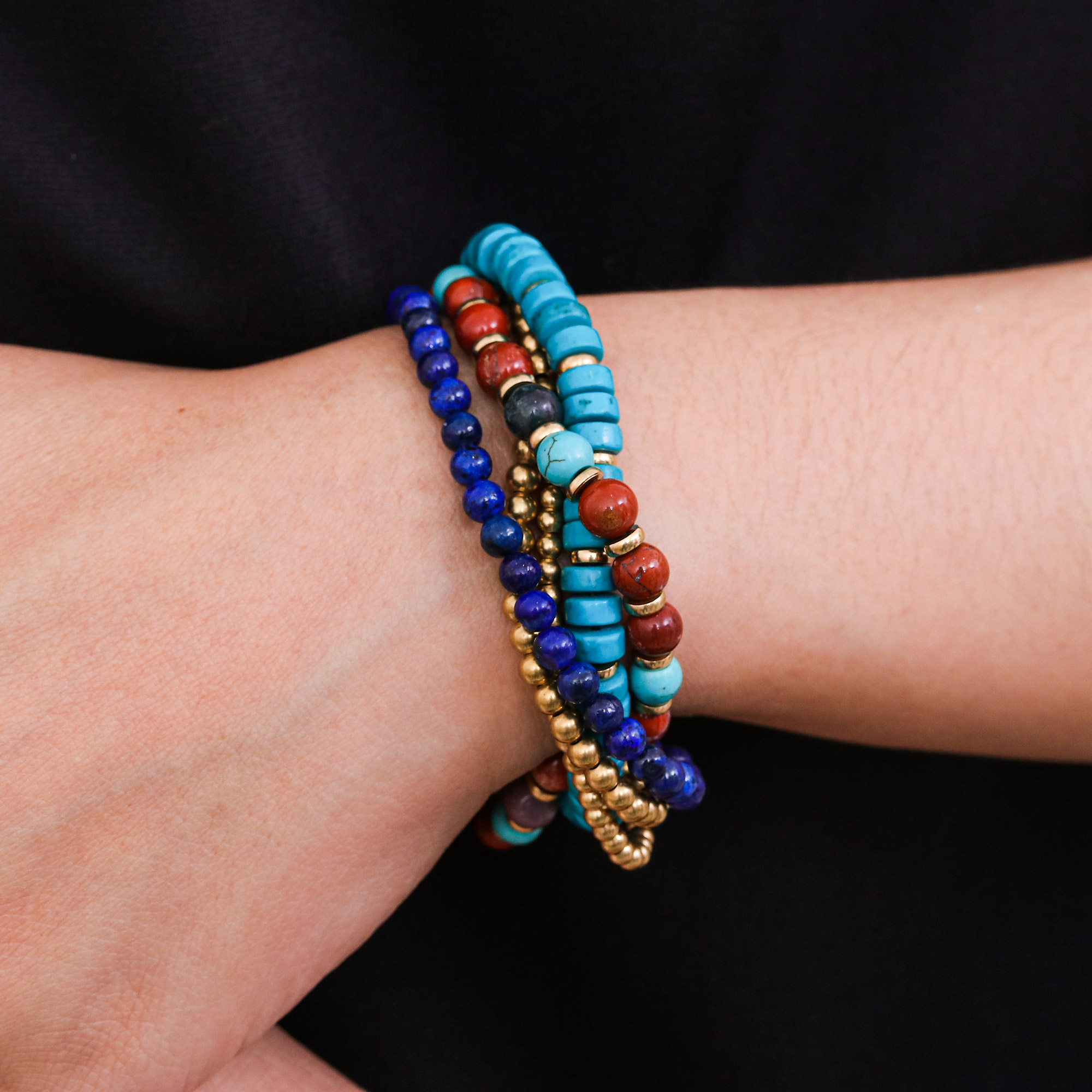 UNICEF Market | Multi Gemstone Beaded Bracelet from Thailand - Freedom ...