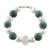 Rose quartz and cultured pearl beaded bracelet, 'Colorful Mix' - Rose Quartz and Cultured Pearl Beaded Bracelet from Thailand thumbail