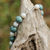 Rose quartz and cultured pearl pendant necklace, 'Colorful Mix' - Thai Rose Quartz and Cultured Pearl Beaded Pendant Necklace (image 2c) thumbail