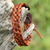 Braided leather wristband bracelet, 'Braided Paths in Brown' - Brown Leather Braided Bracelet from Thailand (image 2b) thumbail