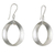 Silver dangle earrings, 'First Impression' - Silver Hill Tribe Style Dangle Earrings from Thailand