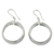 Silver dangle earrings, 'First Impression' - Silver Hill Tribe Style Dangle Earrings from Thailand (image 2e) thumbail
