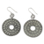 Silver dangle earrings, 'Karen Sunshine' - Handmade Karen Silver Dangle Earrings from Thailand