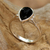 Onyx cocktail ring, 'Darkest Rain' - Onyx and Sterling Silver Cocktail Ring from Thailand (image 2) thumbail