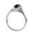 Onyx cocktail ring, 'Darkest Rain' - Onyx and Sterling Silver Cocktail Ring from Thailand (image 2d) thumbail