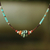 Multi-gemstone beaded necklace, 'Bohemian Harmony' - Fair Trade Multi Gemstone Beaded Necklace (image 2) thumbail