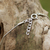 Collar colgante de plata esterlina - Collar con colgante de cara de jirafa de plata de ley moderna