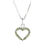 Peridot pendant necklace, 'Happy Heart in Love' - Thai Sterling Silver and Peridot Heart Pendant Necklace (image 2e) thumbail