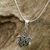 Sterling silver pendant necklace, 'Loving Turtle' - Sterling Silver Turtle Pendant Necklace from Thailand