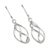Sterling silver dangle earrings, 'Elegant Helix' - Sterling Silver Helix Dangle Earrings from Thailand (image 2d) thumbail